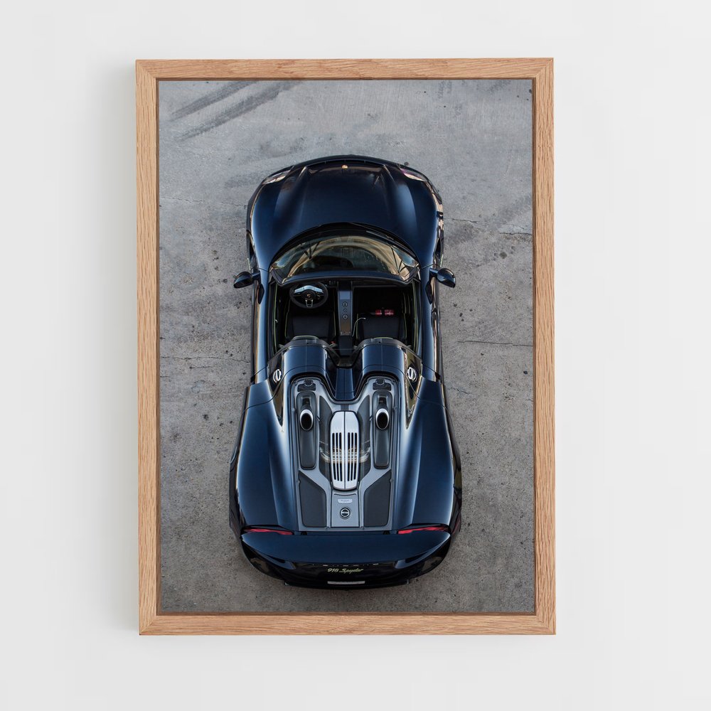 Poster Spyder en Détente – affiche Porsche (vue 4)